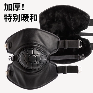 电动车护膝保暖骑车骑行冬季 摩托车防寒挡风防风保暖护腿加绒加厚