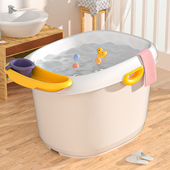 儿童泡澡桶宝宝洗澡桶小孩婴儿沐浴桶可坐洗澡盆冬天大号浴盆家用