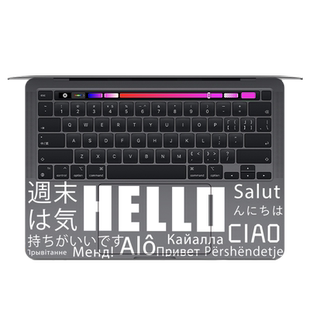 吉格士苹果笔记本air13寸触控板膜简约贴膜15保护膜macbookpro掌托膜14键盘贴纸腕托膜16磨砂透明M1/2适用于