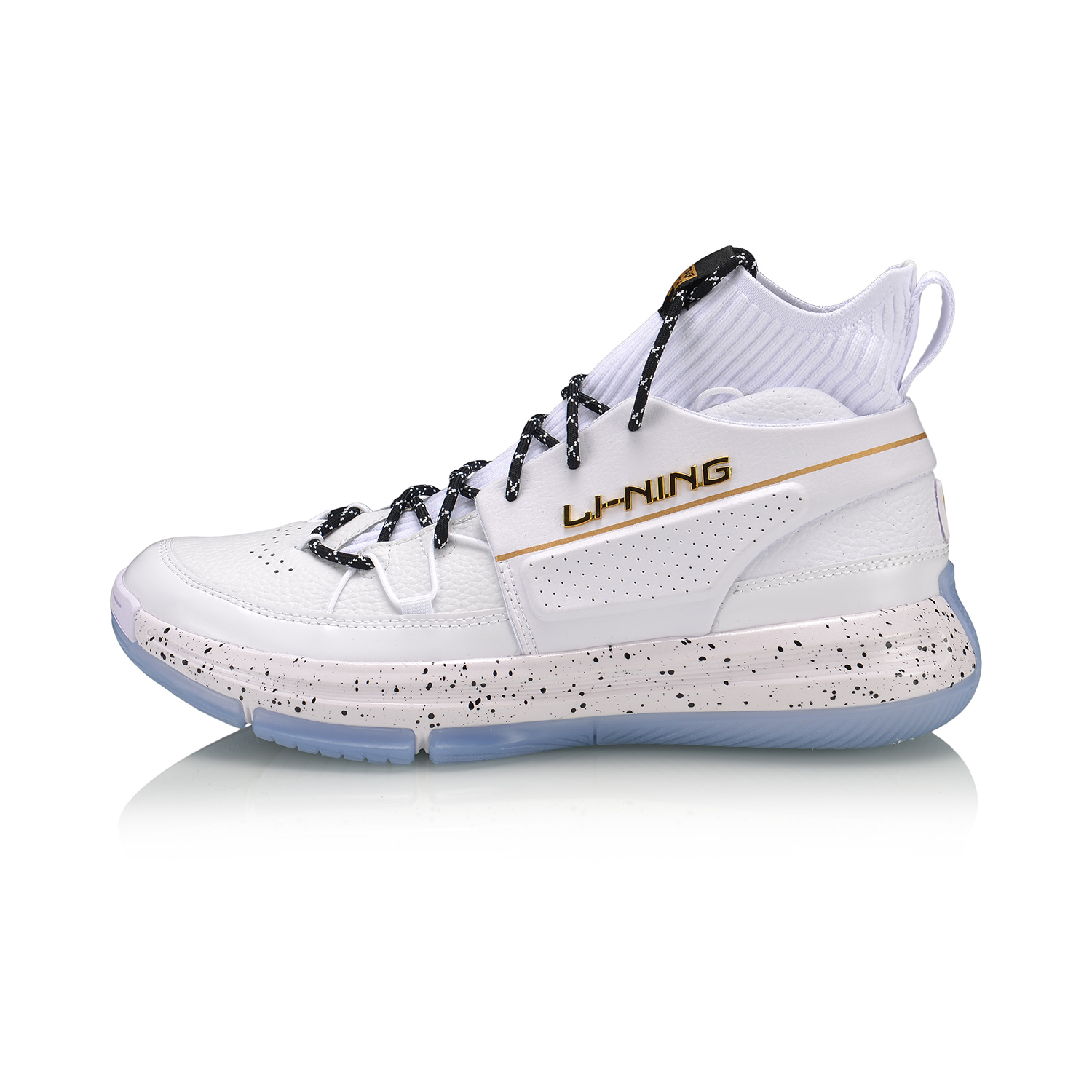 中国李宁时尚生活系列运动鞋鞋带设计潮流个性简约男鞋AGBQ027