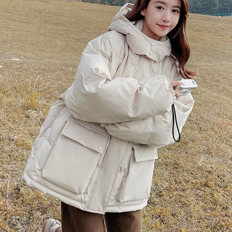 小个子棉服女冬2025年网红新款韩系爆款设计感羽绒服棉衣短款外套