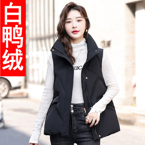 羽绒马甲女2026秋冬新款外穿