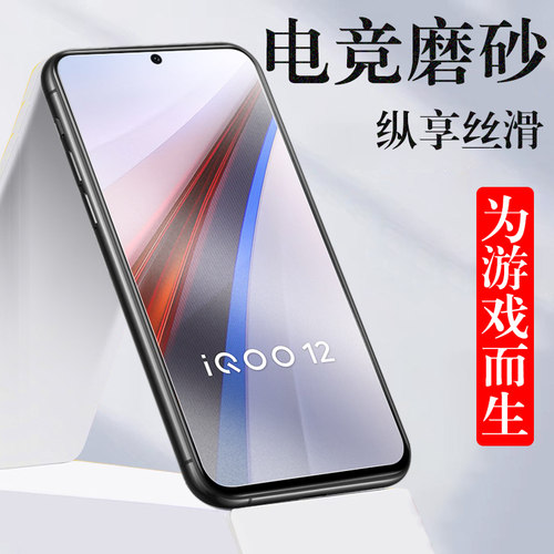 vivoiqoo12/v2307a磨砂钢化膜