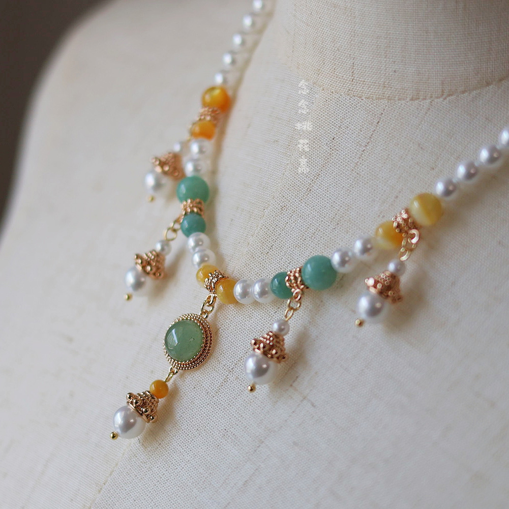 东陵玉蝶贝精致保色铜温婉娴静