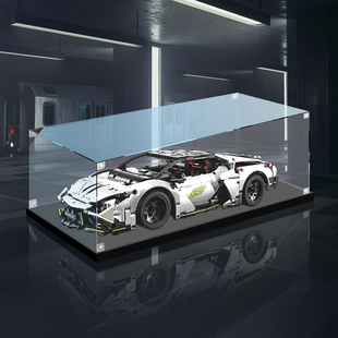 适用42214机械组兰博基尼Revuelto积木亚克力展示盒透明收纳防尘