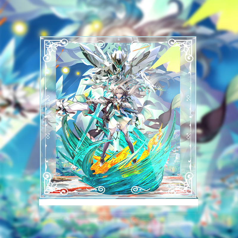 适用崩坏星穹流萤萨姆星核猎手亚克力透明展示盒防尘罩收纳盒