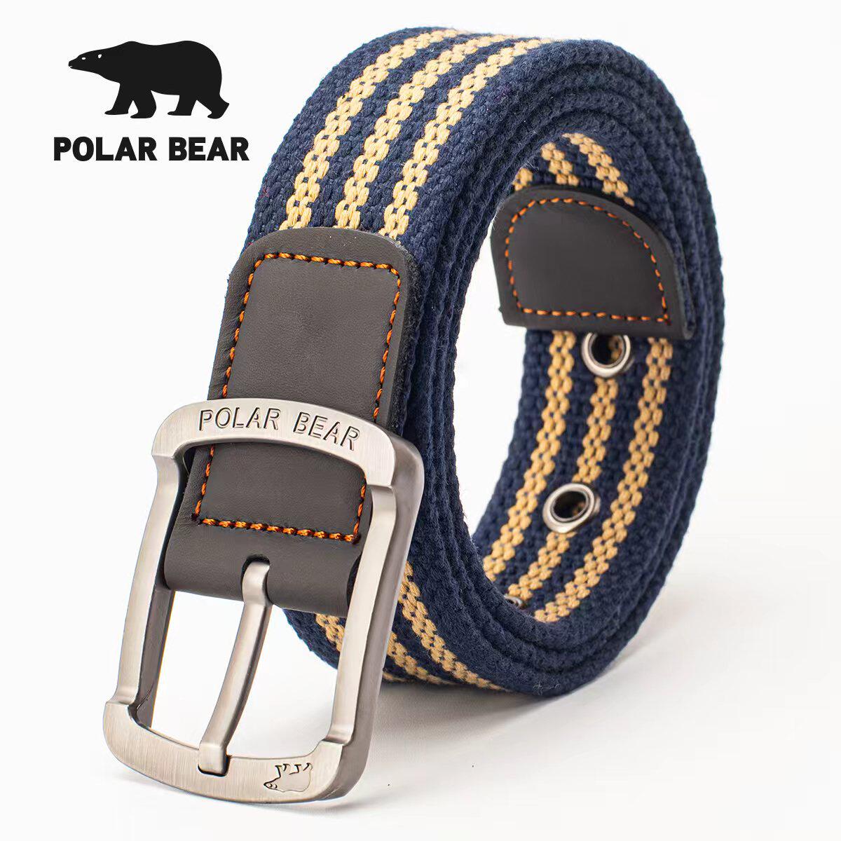 女士细款3.5CM宽针扣帆布腰带男皮带休闲牛仔裤带合金扣头百搭潮