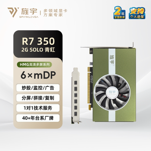 旌宇多屏显卡AMD6*miniDP4K高清