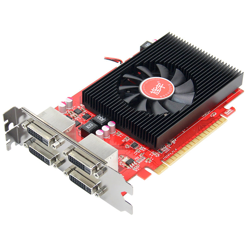 旌宇多屏显卡 nvidia gt740 4dvi 原生直出接口 4屏 无需转接