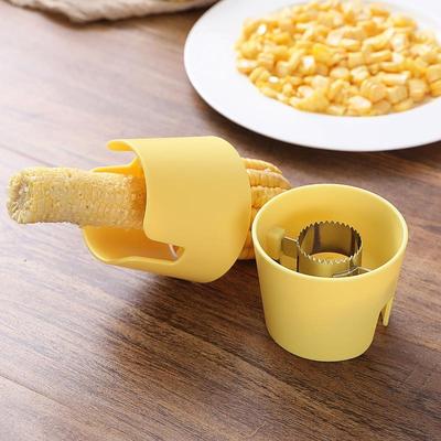 大小号玉米剥粒器两件套家用不锈钢新鲜生熟玉米刨子完整脱粒神器