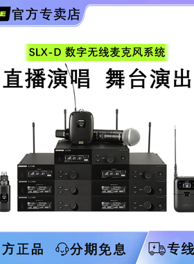Shure/舒尔 SLXD24D/BETA58A SM58一拖二专业数字无线话筒麦克风
