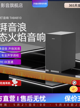 飞利浦TAB4810火焰屏K歌回音壁电视音箱2.1声道低音炮套装