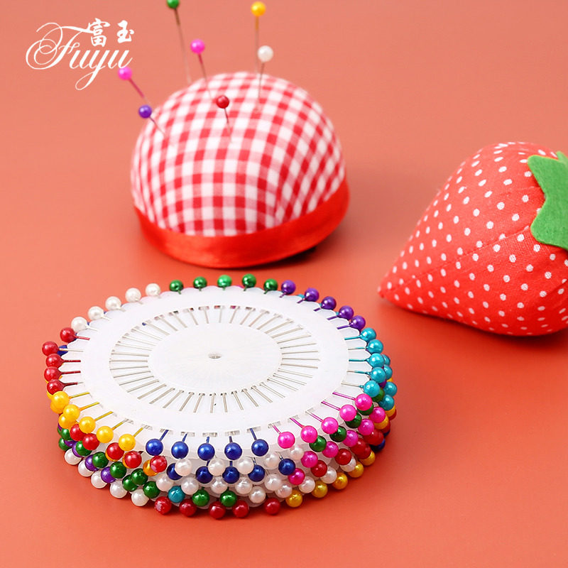 珠针定位珍珠针大号彩色大头针插针包固定服装立体裁剪定型小工具,居家布艺,针,淘宝优惠券,粉丝福利购,淘宝优惠卷