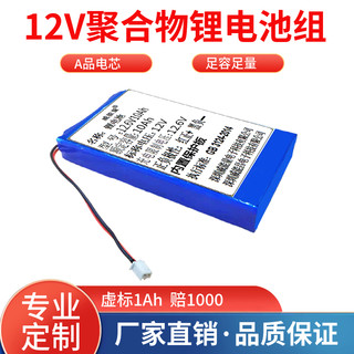 12v大容量聚合物锂电池LED灯可充电12.6伏电瓶组户外通用10000mah