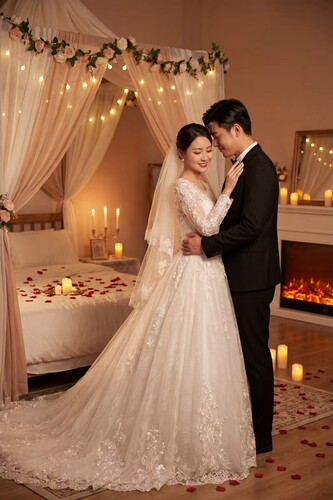 修图p图专业照片婚纱照ps做图修图写真人像精修结婚登记证件照片