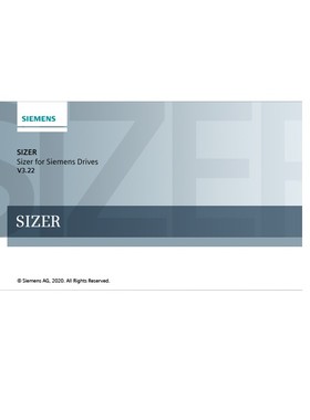 SIZER_3_23西门子电机选型软件+中文手册 自动发货