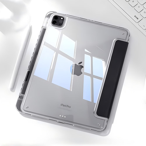 ipad全系列透明防弯亚克力保护壳