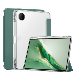 适用荣耀magicpad2保护套12.3英寸华为荣耀平板magicpad 13寸保护壳新款Magic Pad2三折透明带笔槽硅胶全包软