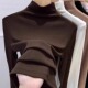 内搭螺纹莫代尔显瘦修身 半高领打底衫 女春秋2026新款 美拉德0201r1