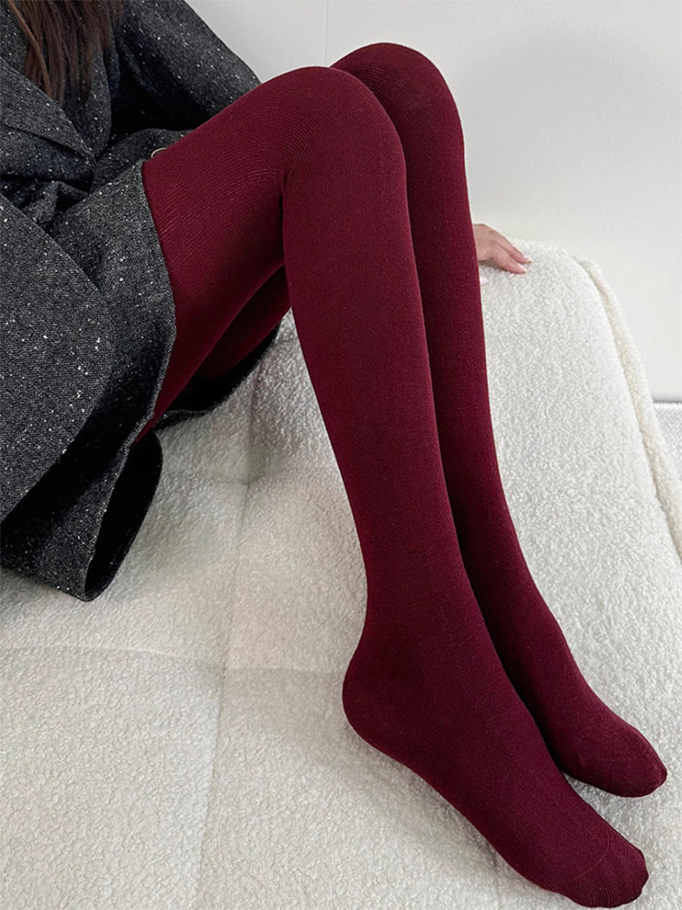 酒红色羊毛连裤袜女外穿秋冬保暖加厚加绒打底裤发热竖条纹打底袜,女士内衣/男士内衣/家居服,连裤袜/打底袜,淘宝优惠券,粉丝福利购,淘宝优惠卷
