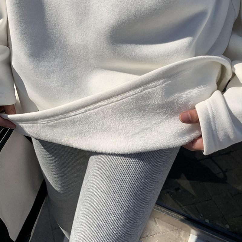 加绒加厚打底衫女冬季内搭长款白色磨毛长袖t恤鲨鱼裤的搭配上衣,女装/女士精品,T恤,淘宝优惠券,粉丝福利购,淘宝优惠卷