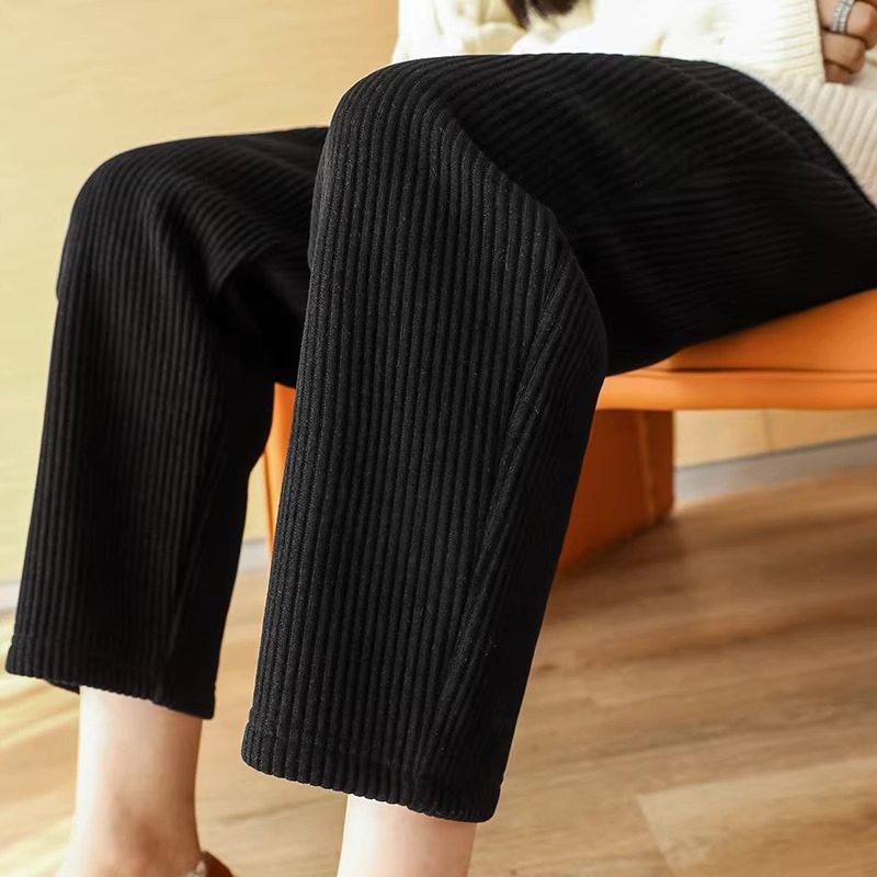 雪尼尔奶奶裤女秋冬萝卜哈伦裤小个子显高八分裤加绒灯芯绒裤子,女装/女士精品,休闲裤,淘宝优惠券,粉丝福利购,淘宝优惠卷