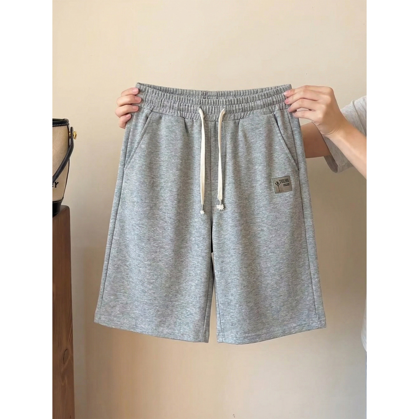 灰色运动短裤女春夏新款七分裤小个子裤子初中生体育跑步五分中裤