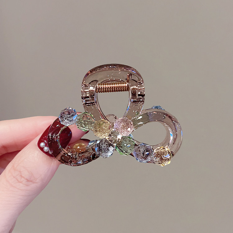 蝴蝶结发夹小抓夹女发量少鲨鱼夹
