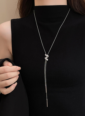 精致秋冬毛衣链女轻奢高级感