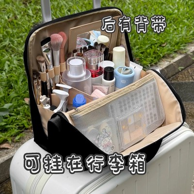 可折叠大容量化妆包可站立式笔袋