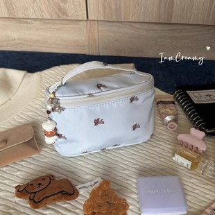 IAC原创自制 曲奇小狗系列 J人小收纳！多分层便携防水饰品化妆包