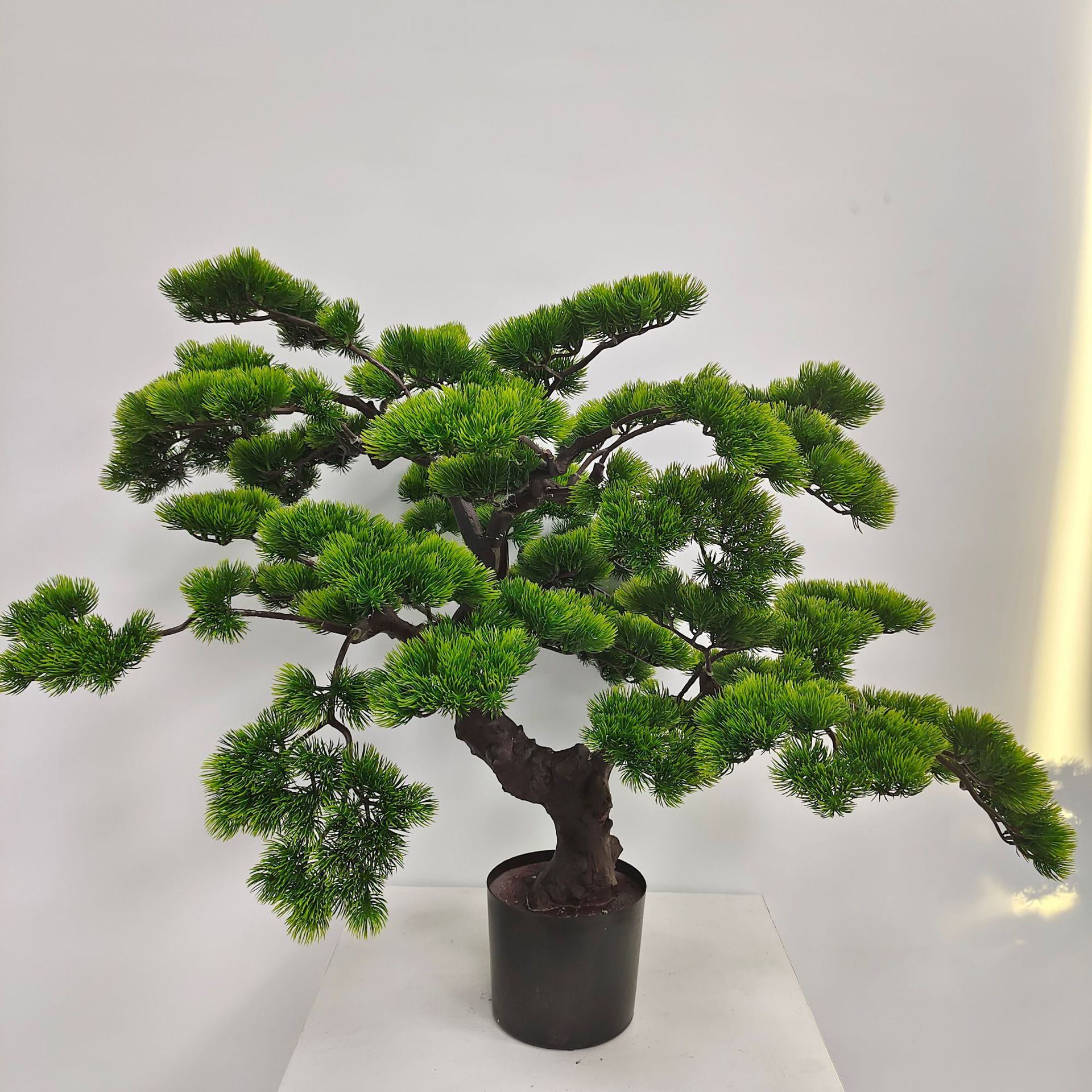 ins风格仿真绿植盆栽家居落地饰品摆件仿真美人松迎客松 现货