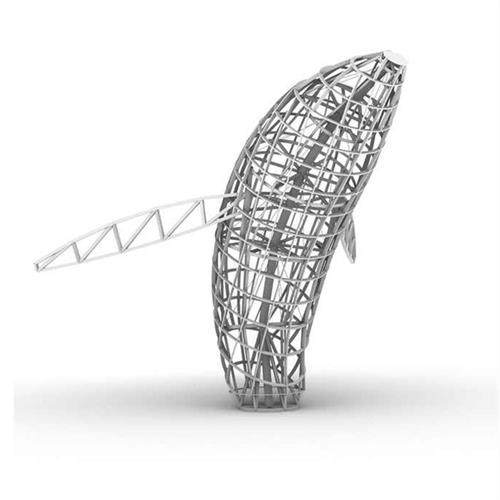 上海大型不锈钢圆雕塑定制卡通鹿熊户外金属铜园林景观玻璃钢摆件