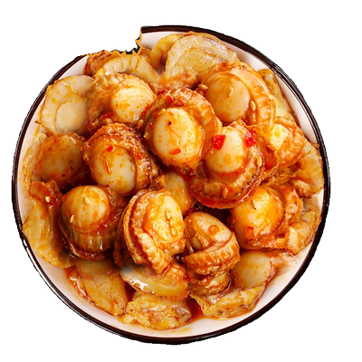 香辣蒜蓉扇贝肉开袋即食麻辣下酒