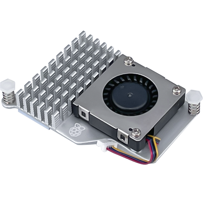 树莓派5代官方散热器Active Cooler主动冷却器PI 5散热片温控风扇