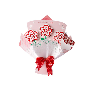 母亲节手工diy送花贺卡片儿童创意送妈妈新款礼物幼儿园材料包