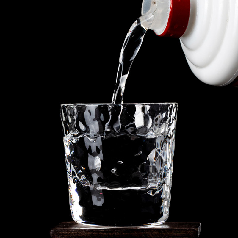 耐热玻璃白酒杯手工锤纹一两半酒杯黄酒清酒杯家用加厚白酒杯酒盅,餐饮具,白酒杯,淘宝优惠券,粉丝福利购,淘宝优惠卷