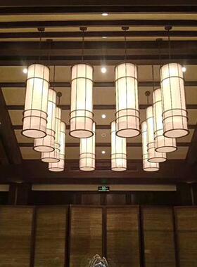 客厅卧室led吊灯非标工程灯酒店会所售楼部大厅KTV新中式水晶吊灯