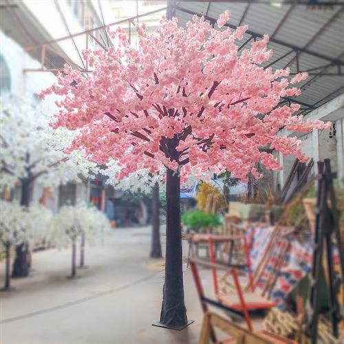 仿真樱花树桃花树大型景区园林造景花园庭院秋冬装饰假树工厂定制