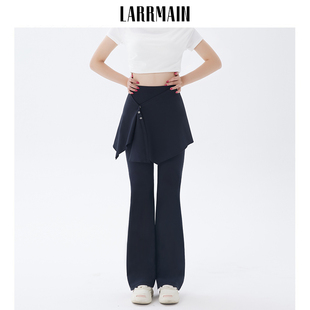 百搭喇叭裤 秋季 辣妹高腰提臀休闲微喇运动屁帘女款 LARRMAIN美式