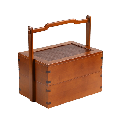 美物工坊茶具户外便携食盒提篮