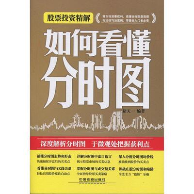 【正版书】 股票投资精解-如何看懂分时图 褚天一著 中国铁道出版社