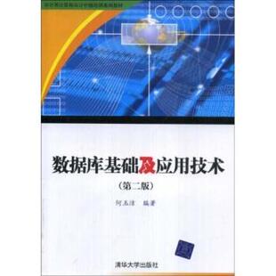 【正版书】 审计署计算机审计中级培训系列教材：数据库基础及应用技术 何玉洁 清华大学出版社