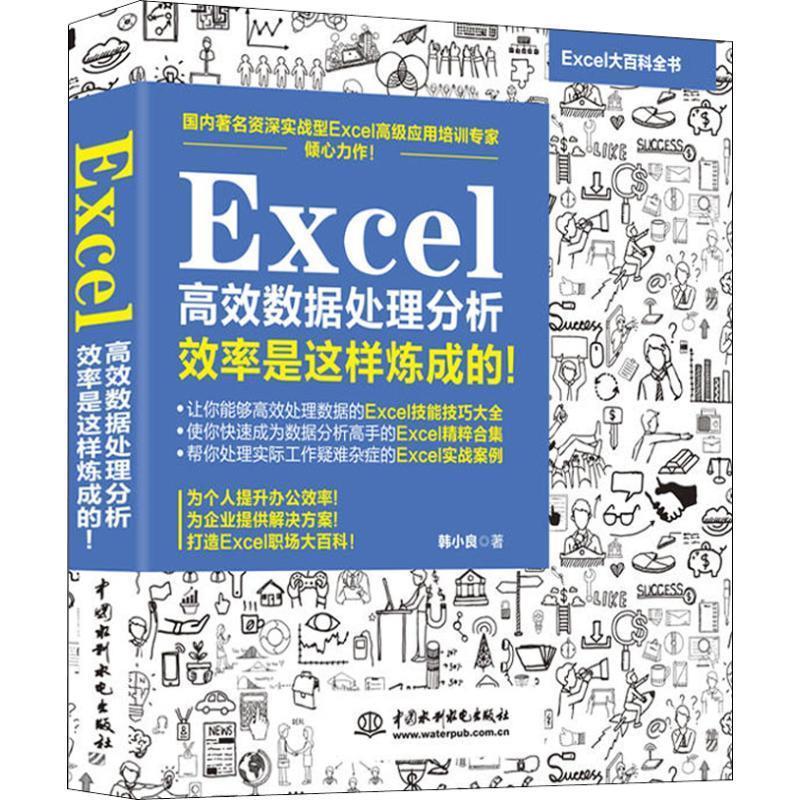 【正版】Excel高效数据处理分析—效率是这样炼成的！wps off韩小良