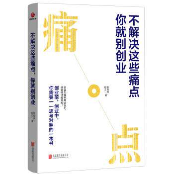 【正版书】 不解决这些痛点,你就别创业 陈海涛, 杨正 北京联合出版社
