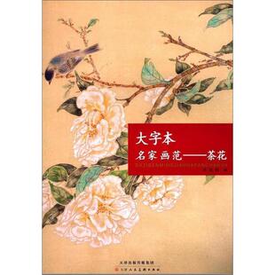 【正版书】 大字本名家画范-茶花 苏百钧 天津人民美术出版社