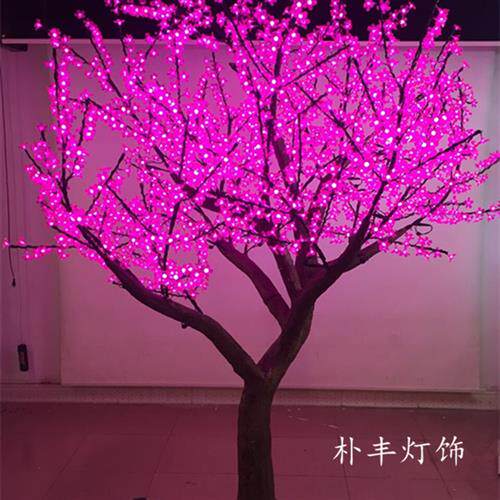 led樱花树灯发光树彷真景观树灯室外庭院树灯户外防水工程装饰灯