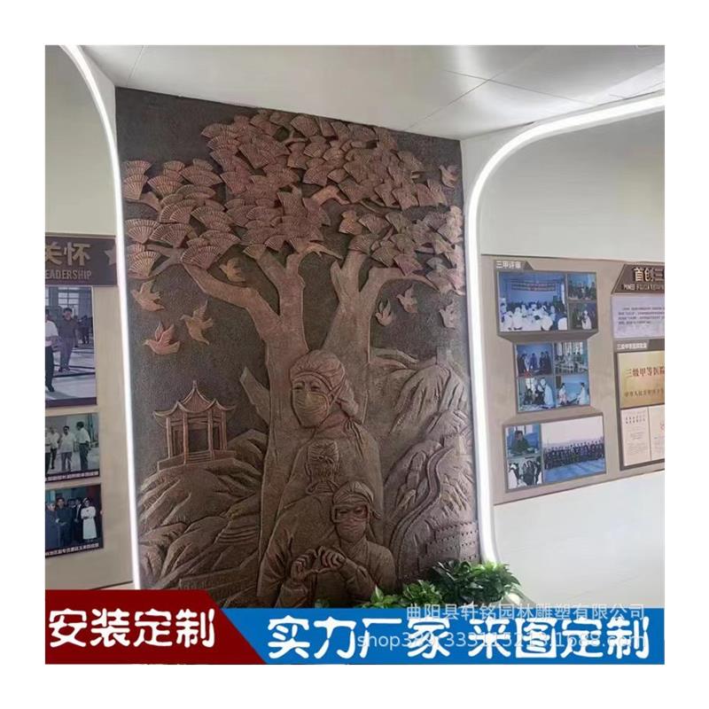 定制锻铜铸铜浮雕立体壁画景观室外装饰背景墙浮雕古建筑历史墙壁图片