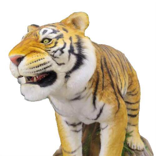 公园大型仿真动物展览装置景区公园电动机械老虎模型厂家直供
