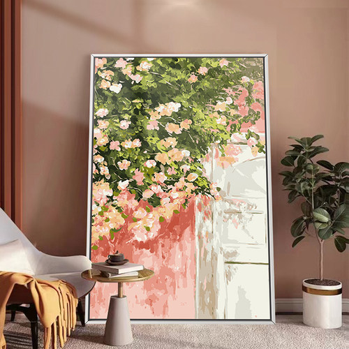 DIY数字油画节气治愈手绘油彩画